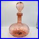 Vintage-Empoli-School-Cellini-Masterpieces-Pink-Genie-Bottle-Glass-Italy-Italian-01-fyir