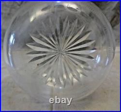 Vintage English glass decanter Late 19th early 20th century Collectibles Rare