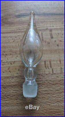 Vintage Erickson Bottle Genie Decanter Star Trek Rare Clear Version Mint Cond