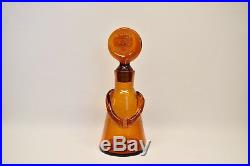 Vintage Erik Hoglund Kosta Boda People Bottle Decanter H282