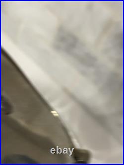 Vintage Etain Fait Main Jean Goardere Pewter & Glass Decanter with ornate detail