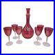 Vintage-Etched-Cranberry-Pink-Decanter-Set-with-Glass-Stopper-6-Footed-Glasses-01-xlyu