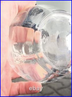 Vintage Etched RJ LaTournous Decanter Glass