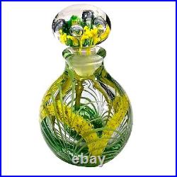 Vintage Exotic French Art Glass Decanter Flacon Perfume Bottle Decanter
