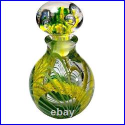 Vintage Exotic French Art Glass Decanter Flacon Perfume Bottle Decanter