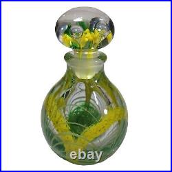 Vintage Exotic French Art Glass Decanter Flacon Perfume Bottle Decanter