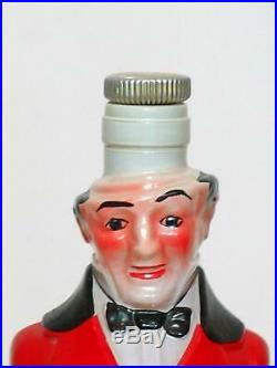 Vintage Figural Glass Decanter / Bottle, Advertising Johnnie Walker Whisky