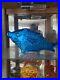 Vintage-Fish-Bottle-Glass-Decanter-Blue-Koi-LARGE-14-1960-Italy-Mcm-01-pwc