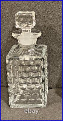 Vintage Fostoria Glass Decanter with Stopper