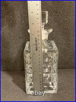 Vintage Fostoria Glass Decanter with Stopper
