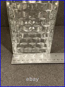 Vintage Fostoria Glass Decanter with Stopper