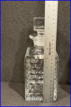 Vintage Fostoria Glass Decanter with Stopper