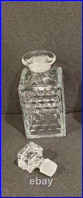 Vintage Fostoria Glass Decanter with Stopper