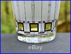 Vintage Frank Lloyd Wright Glass Decanter 1997 Omaggio Mid Century Modern
