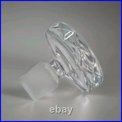 Vintage German Cut Glass Crystal Decanter With5 Cordial Wine Glasses. Mid Centry