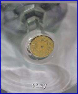 Vintage German Cut Glass Crystal Decanter With5 Cordial Wine Glasses. Mid Centry