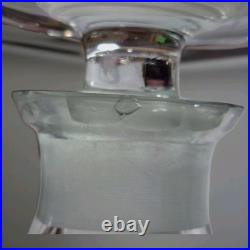 Vintage German Cut Glass Crystal Decanter With5 Cordial Wine Glasses. Mid Centry