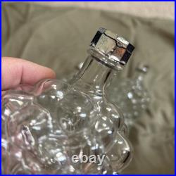 Vintage Glass Grape Cluster Wine Decanter Made in France