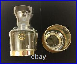 Vintage Gucci Carafe Glass Shaker Set Excellent Barware Collectible