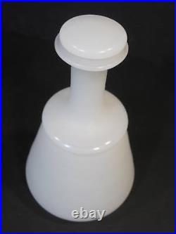 Vintage HOLMEGAARD White Cased Glass Apothecary Jar