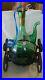 Vintage-Hand-Blown-Green-Glass-Wine-Bottle-Decanter-With-Ice-Chamber-From-Italy-01-fepn