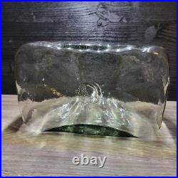 Vintage Hand Blown Mexican Glass Decanter Set Of 2 Show Class