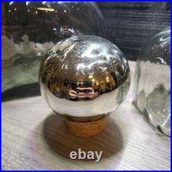 Vintage Hand Blown Mexican Glass Decanter Set Of 2 Show Class Vintage Hand Blown Mexican Glass Decanter Set Of 2 Show Class