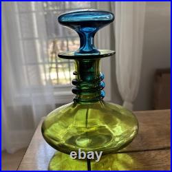 Vintage Hand Blown rainbow Glass Duo-Tone -model D309