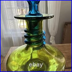 Vintage Hand Blown rainbow Glass Duo-Tone -model D309