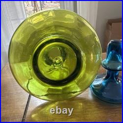 Vintage Hand Blown rainbow Glass Duo-Tone -model D309