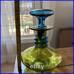 Vintage Hand Blown rainbow Glass Duo-Tone -model D309