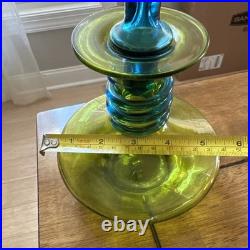 Vintage Hand Blown rainbow Glass Duo-Tone -model D309