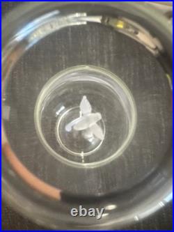 Vintage Hario Living Ware Swan Glass Decanter with Stopper & Box Japan RARE