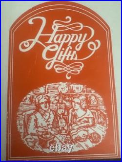 Vintage Hario Living Ware Swan Glass Decanter with Stopper & Box Japan RARE