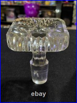 Vintage Hofbauer Ruby Red Flash Crystal Decanter With 6 Tumblers