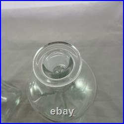 Vintage Holmegaard Kluk Kluk Hour Glass Art Decanter MCM With Stopper Danish 60s