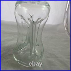 Vintage Holmegaard Kluk Kluk Hour Glass Art Decanter MCM With Stopper Danish 60s