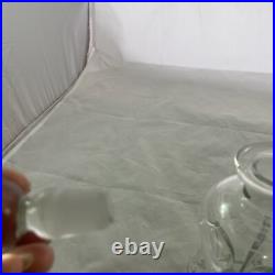 Vintage Holmegaard Kluk Kluk Hour Glass Art Decanter MCM With Stopper Danish 60s