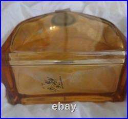 Vintage Iridescent Italy Made Decanter Glass Stunning