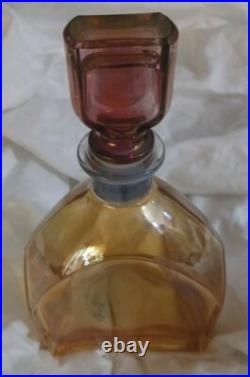 Vintage Iridescent Italy Made Decanter Glass Stunning