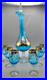 Vintage-Italian-Empoli-Blue-Glass-Decanter-6-Glasses-24k-Gold-Trim-Red-Jewels-01-ujax