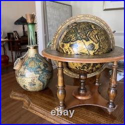 Vintage Italian Smith World Decanter with Ice Chamber & Vintage Italian globe
