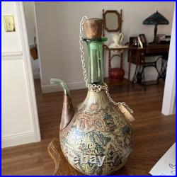 Vintage Italian Smith World Decanter with Ice Chamber & Vintage Italian globe