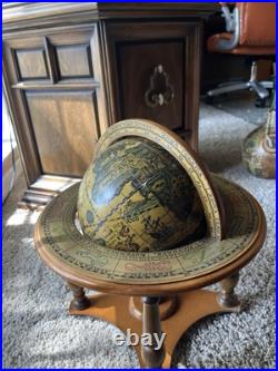 Vintage Italian Smith World Decanter with Ice Chamber & Vintage Italian globe