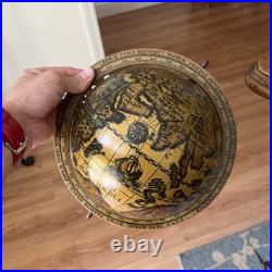 Vintage Italian Smith World Decanter with Ice Chamber & Vintage Italian globe