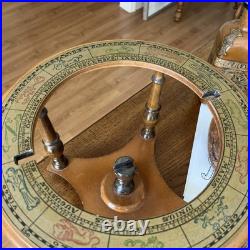 Vintage Italian Smith World Decanter with Ice Chamber & Vintage Italian globe