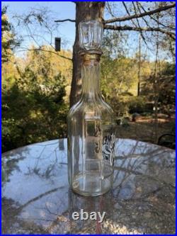 Vintage Jack Daniels Gold Medal Old No 7 Decanter Bottle WITH Glass Stopper