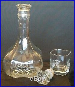 Vintage Jack Daniels Old no. 7 riverboat Captains decanter with glass, RARE