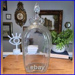 Vintage Jordan Wine Co Huge Clear Glass Horseshoe Decanter 1933 Dominion 17