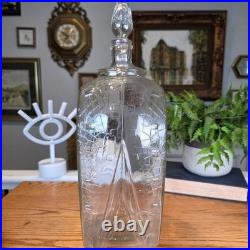 Vintage Jordan Wine Co Huge Clear Glass Horseshoe Decanter 1933 Dominion 17 Vintage Jordan Wine Co Huge Clear Glass Horseshoe Decanter 1933 Dominion 17